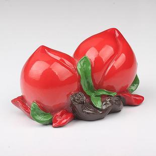 寿桃变色茶宠摆件只卖21.9创意精品功夫茶具茶道配件茶盘摆件可爱