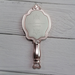 拉杜丽复古 欧式公主手柄镜便携镜化妆镜随身小镜子 化妆手柄镜