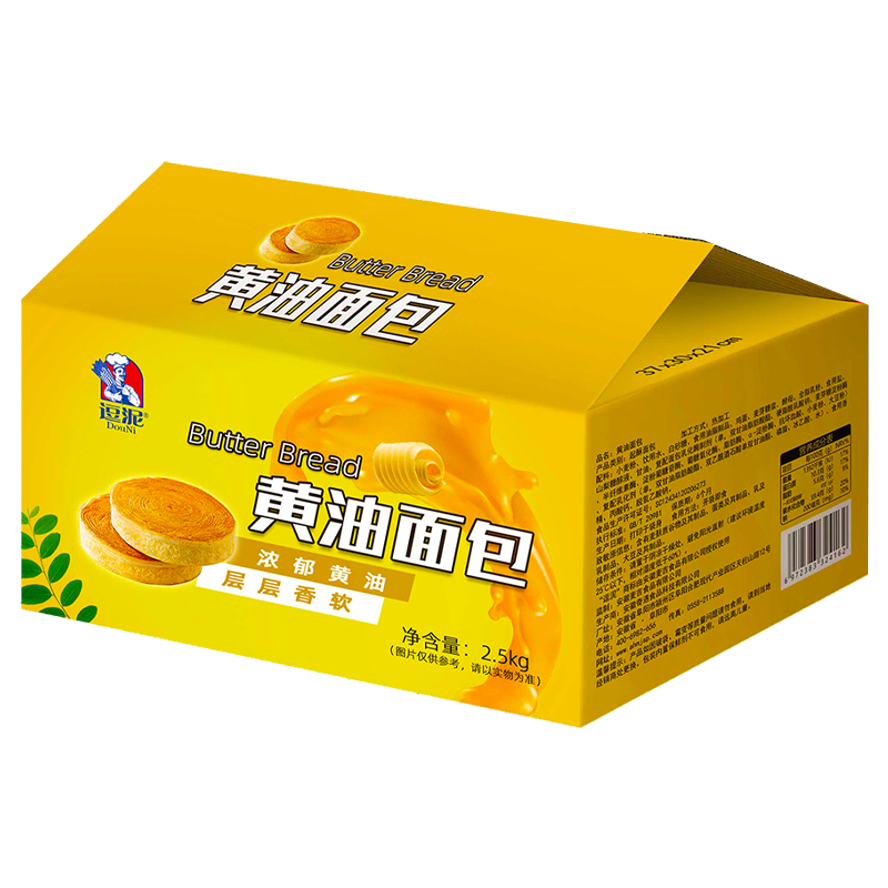 逗泥黄油面包180天保质期500g