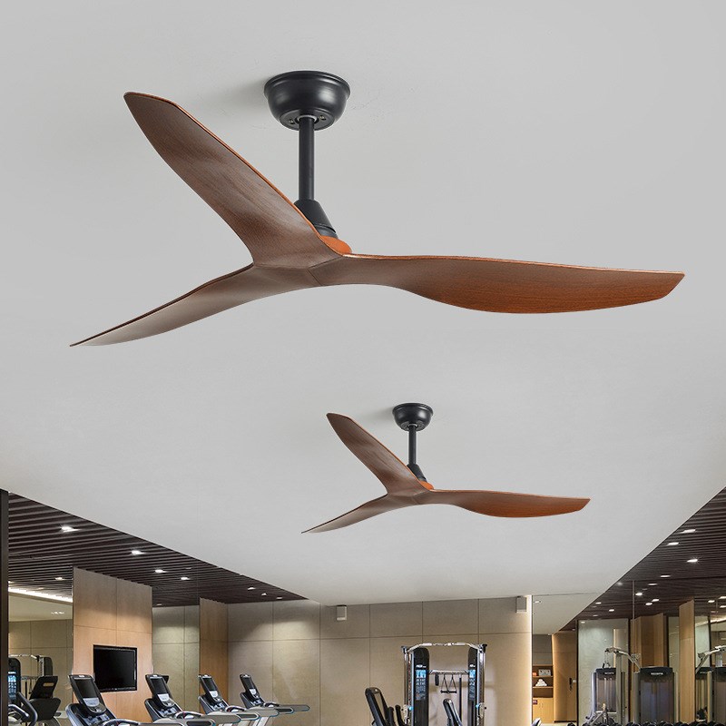 北欧大风力无灯吊扇家用餐厅客厅工业商用电风扇静音变频复古吊扇