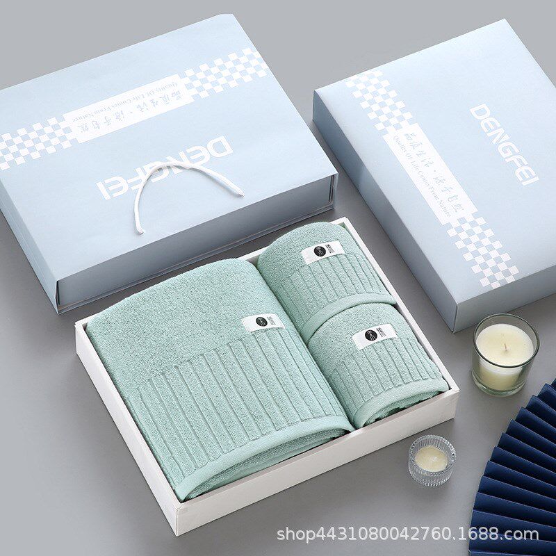 纯棉浴巾毛巾套装酒店宾馆广告礼品毛巾成人家用面巾锭制LOGO