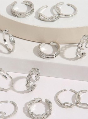 脚趾戒指脚指环脚趾戒指女脚w趾戒关节戒指脚趾套戒足指环足脚戒