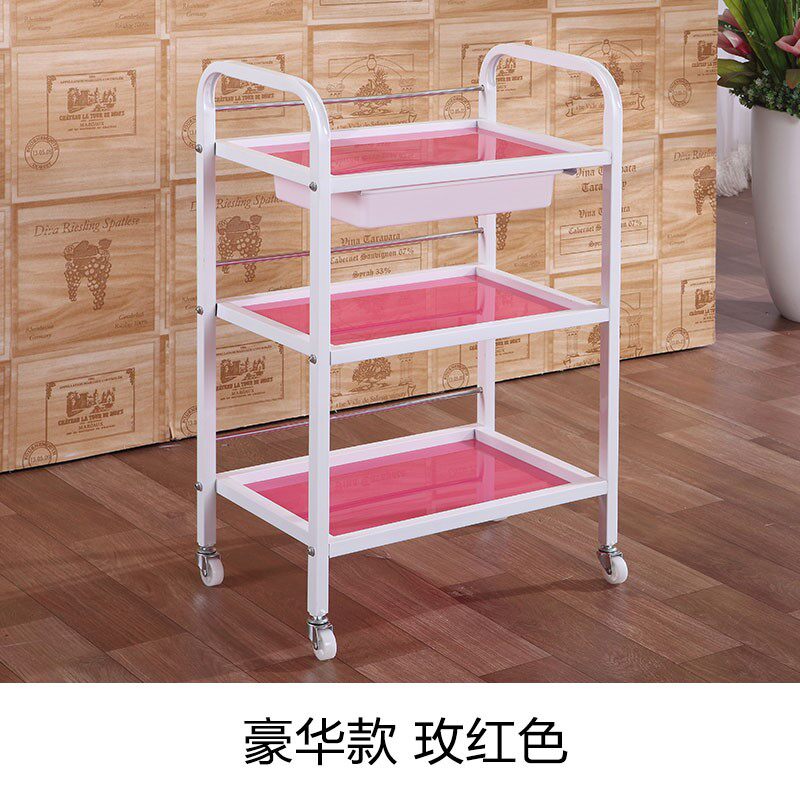 美容车手推车三层带抽屉发廊美容院小推车理发店工具车美发车