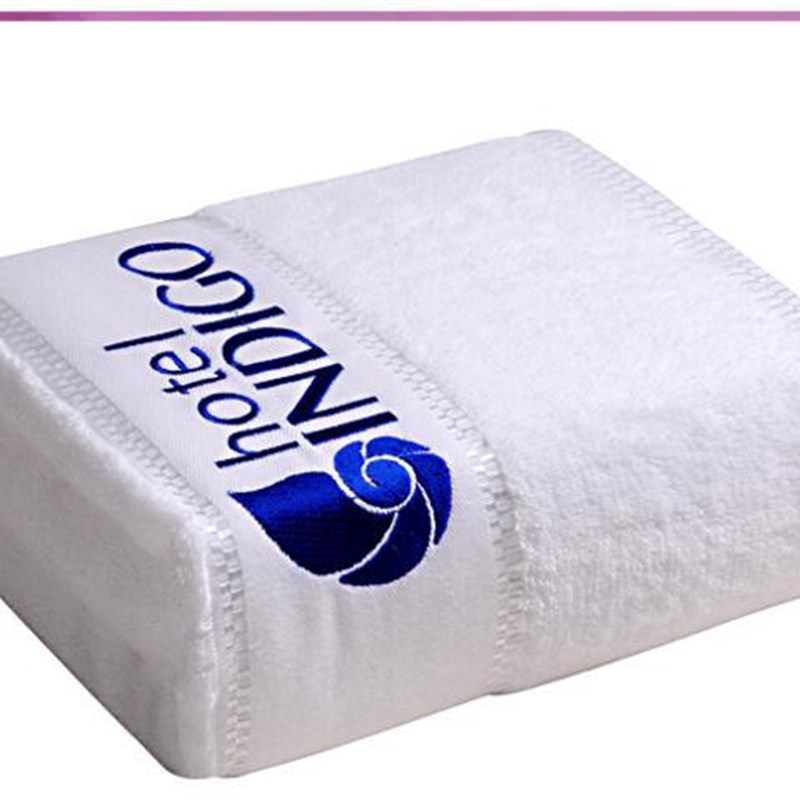 定 制酒店宾馆纯棉白浴巾专用柔软美容院铺床巾全棉成人加厚毛巾