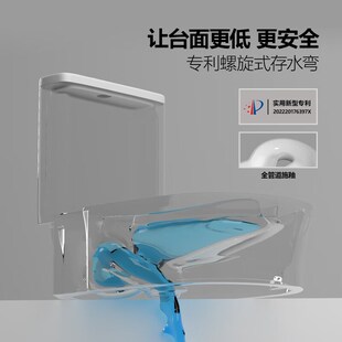 免砌台蹲便器蹲坑台式大便器免挖坑蹬便器坐便P器马桶改蹲便器蹲