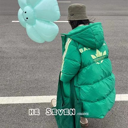 女童反季羽绒服2k023新款洋气长款过膝冬季加厚男童宝宝儿童外套