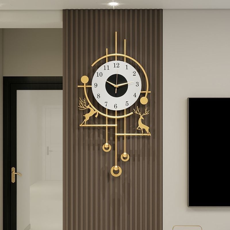 格栅挂钟2025新款时钟挂钟客厅装饰挂墙钟表简约现代创意时钟挂表,商业/办公家具,会展家具,淘宝优惠券,粉丝福利购,淘宝优惠卷