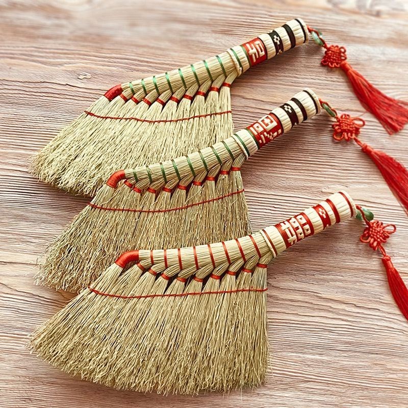 扫床刷子家用新款老式扫床刷子家用扫炕笤帚加厚鬃毛防静电地毯除