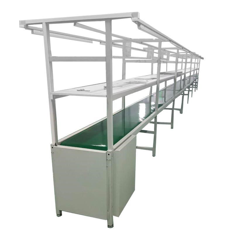 流水线输送d带车间装配拉生产线组装拉线铝挤型材料拉插件拉打包