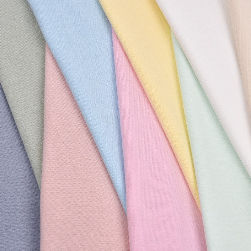 a类婴童针织全棉汗布 婴幼儿衣服棉袄棉裤里子薄款弹性面料