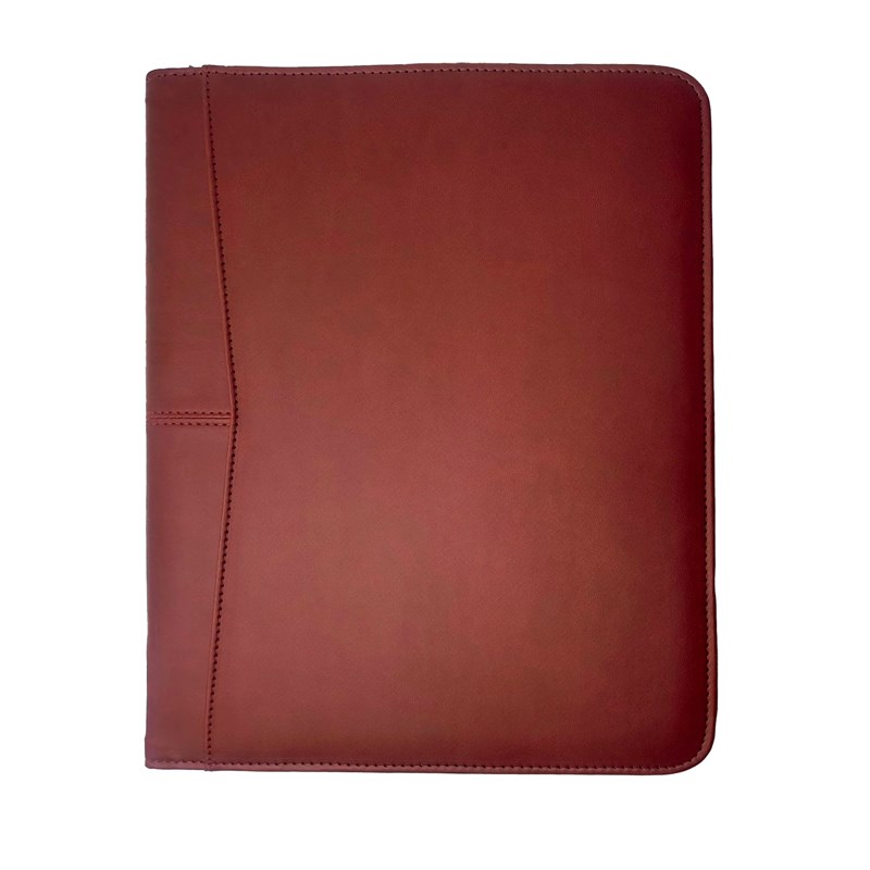 多功能办公A4皮质文件夹资料板夹销售笔记本商务拉链收纳经理夹