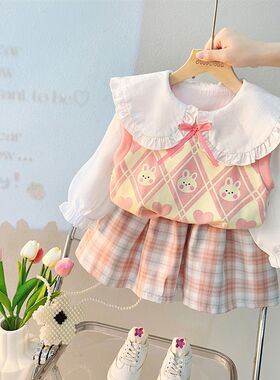 0一3岁婴儿裙子洋派2女宝宝秋季洋装套装1小女孩公主裙女童秋装