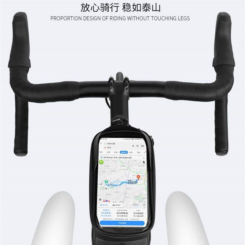 新品自行车包前梁包骑行装备w上管包山地车手机包防水收纳包配件