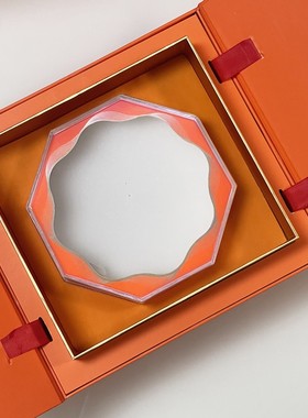 极速橙色名贵滋补礼品包装盒250克红参片西洋参花旗Y参片礼品盒展