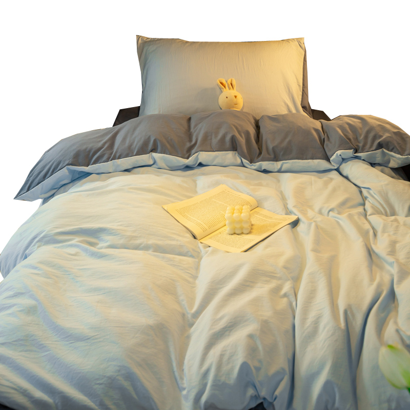 极速大学生宿舍牀k上三件套牀垫被褥子一整套牀单被套四件套非全