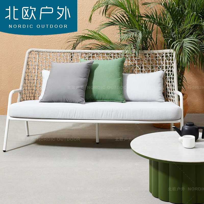 极速精品户外沙发组合花园露w台客厅酒店休闲藤椅庭院阳台藤编桌