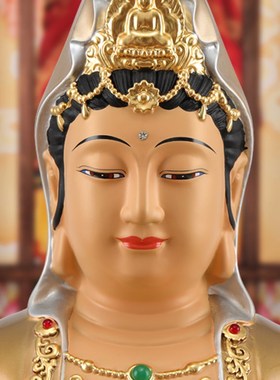 极速纯铜观音佛象家用释迦u牟尼佛像家里供奉地藏王菩萨娑婆三圣