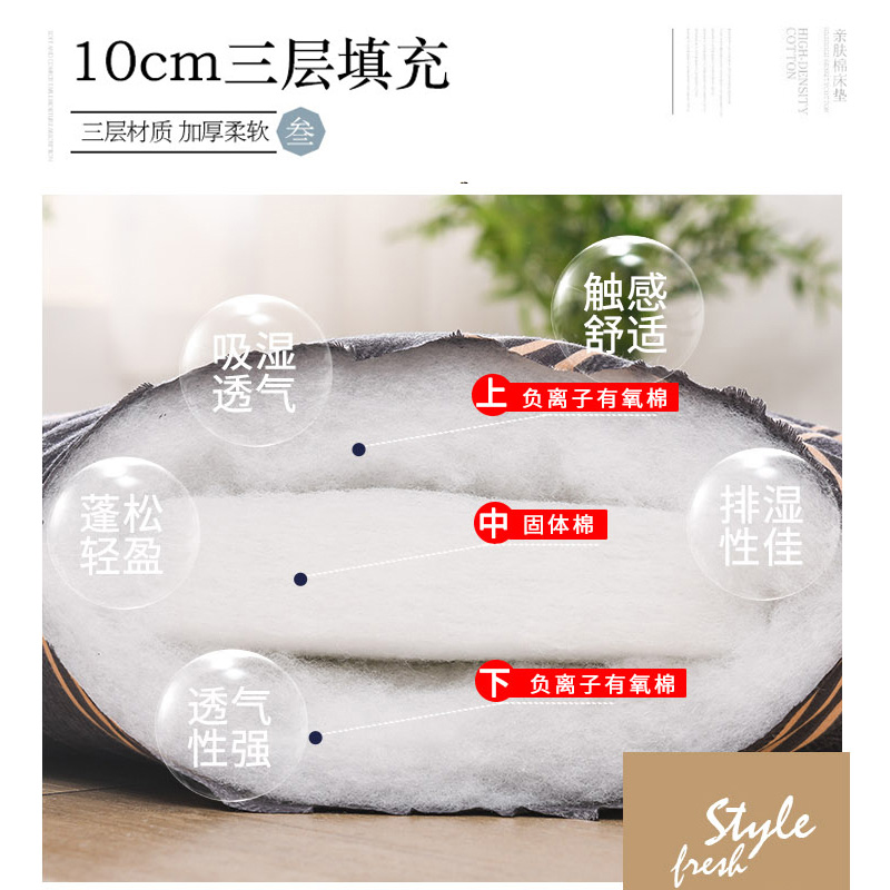 极速日式a榻榻米床垫软垫家用折叠懒人打地铺地垫神器防潮垫学生