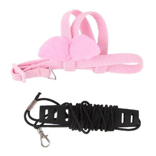 新品Adjustable Bird Harness Leash for Macaw CockUatiel Bird