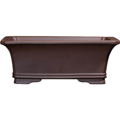 新品紫砂花盆长方形盆景盆长条型菖蒲H文竹假山椭圆形浅圆盆盆景