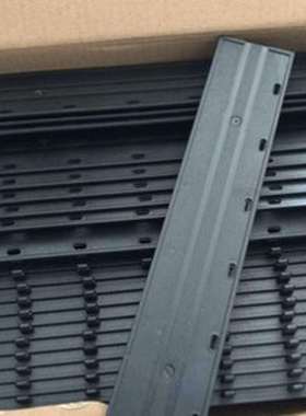 极速3-36mm黑色塑料装订夹条30-200页十N孔夹条十齿钉条装订机用