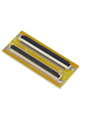 新品fpc连接器0.5转接板 64/y68/80P/96P 翻盖带扣镀金液晶屏排线