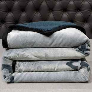 极速牛奶绒毛毯冬季m加厚双层羊羔绒被子珊瑚绒床单法兰绒午睡沙