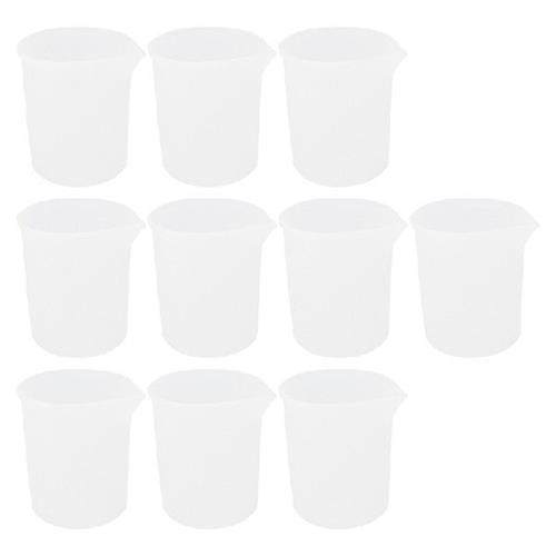 极速10Pcs Silicone Measuring Cups 100 Ml NSilicone Cups Non