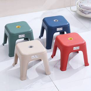 极速塑料小凳子30厘米p矮凳家用加厚35cm高茶几凳40公分中高凳浴