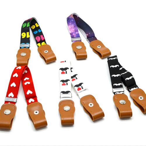 极速2023 New belts for Child Buckle-Free ElaOstic Belt No Bu