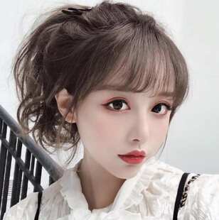 极速刘海儿假发空气刘海假发假发女网红H假刘海自然逼假隐形无痕