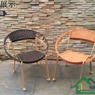 极速软凳子网红椅子懒人小藤椅x矮椅子40cm高35舒适家用带靠背小