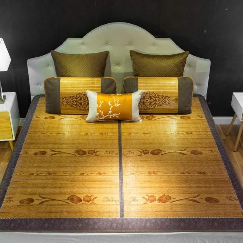 极速福浪莱凉席18米床可折叠双面15竹席学生宿N舍单人0912m草席子