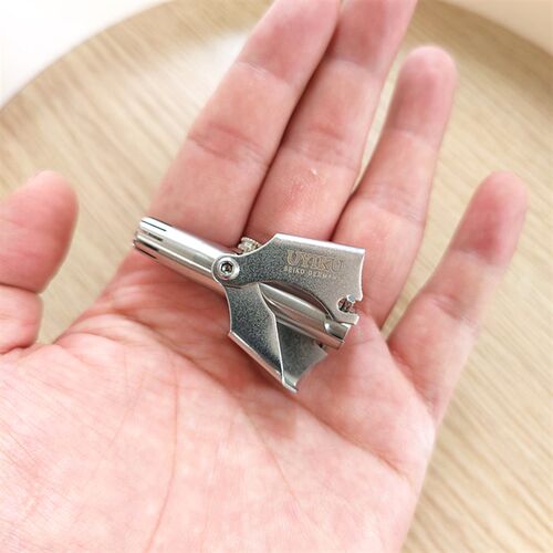 极速出口礼盒装!304不锈钢!剃剪鼻毛神器刮鼻S毛剪刀手动鼻毛修