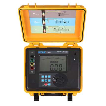 极速铱泰3100C土壤电阻率测试仪数字式接地电阻表U锂电高精度防雷
