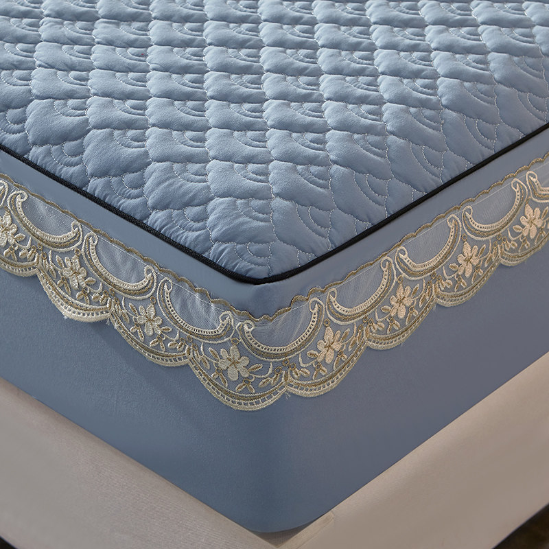 极速2022新款花边n纯棉床笠单件蕾丝刺绣床罩床单三件套防尘罩床,床上用品,床笠,淘宝优惠券,粉丝福利购,淘宝优惠卷