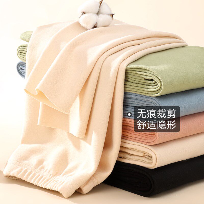 新品保暖秋裤女士加绒德发热秋冬季内穿紧身N女式打底裤薄款大码