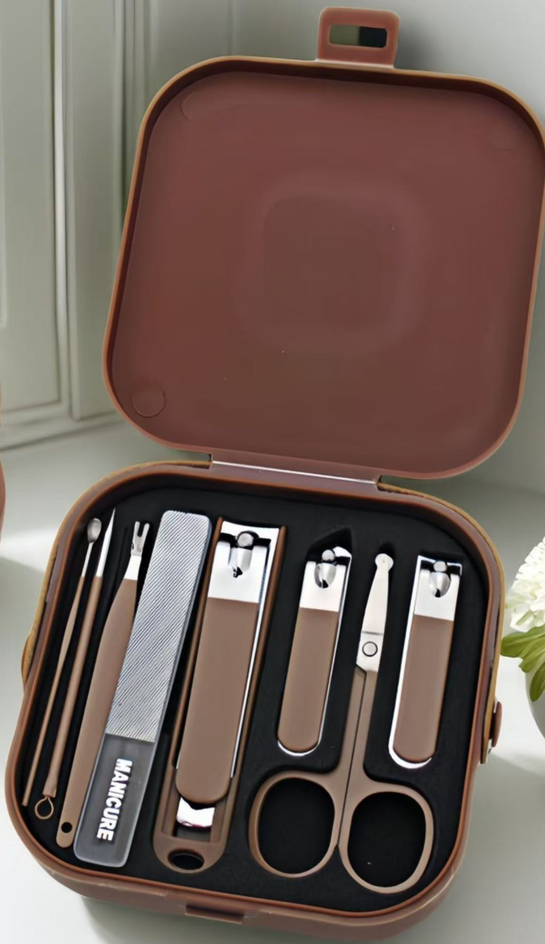 指甲刀8件套锋利好用便携活动礼品定制LOGO单位印刷印宣传语