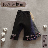 女童棉花棉裤 中小童纯手工棉花棉裤 儿童修身 2025冬新款 纯棉棉裤