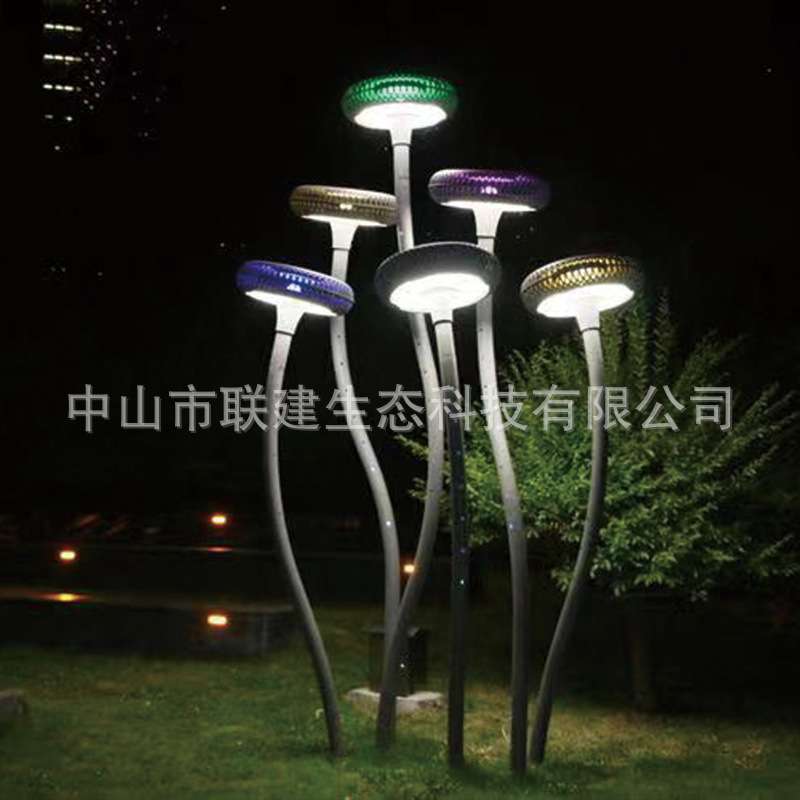 源头厂家直销 LED户外非标 不锈钢蘑菇景观灯庭院灯 公园广场小区