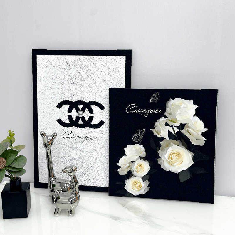 ⇙轻奢感客厅电视柜玄关餐边柜床头柜斗柜台面装饰画摆画摆件