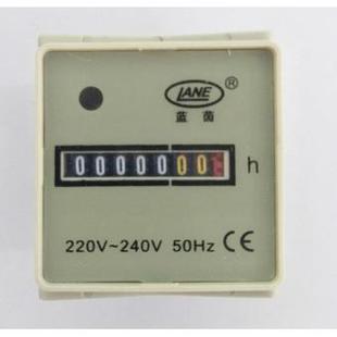 1盐务机发电机计时器累时器 直销蓝茵工业计时器UWZ48