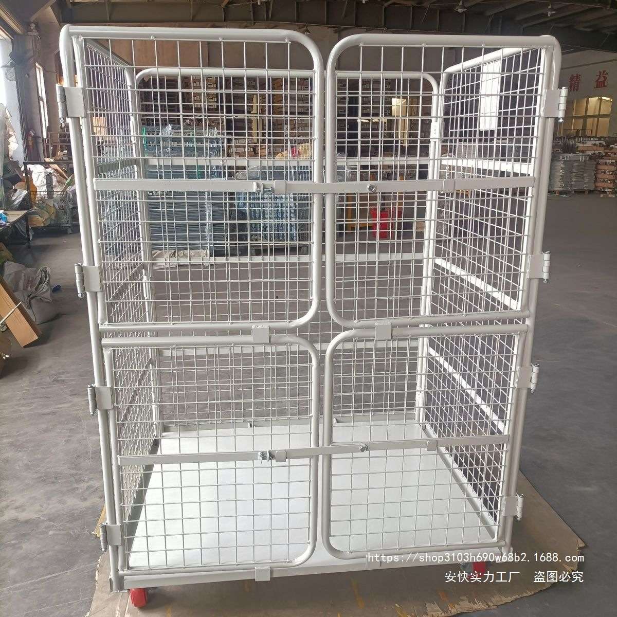 移动物流台车折叠仓储笼车周转搬运装卸车快递加厚筐储物带轮耐用