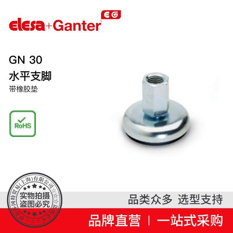 Elesa Ganter伊莉莎冈特 GN 30 水平支脚 带橡胶垫（2）