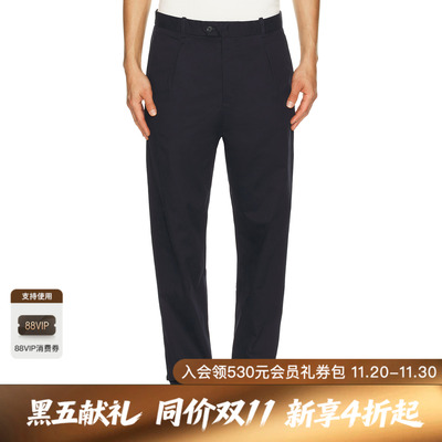 Bound 斜纹棉布裤 休闲时尚潮流男REVOLVE  藏青色