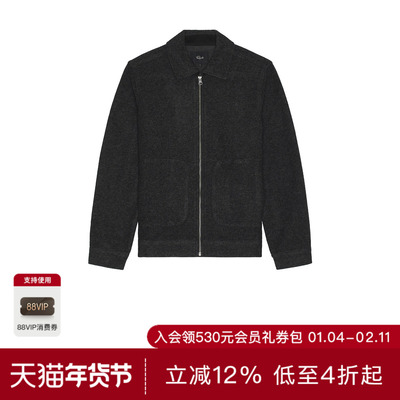 Rails SHAEL 夹克 休闲时尚潮流男REVOLVE  黑色
