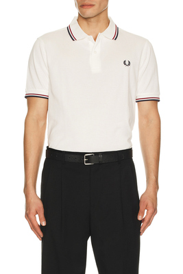 Fred Perry TWIN TIPPED 衬衫 休闲时尚潮流男REVOLVE  白色