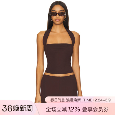 MAJORELLE ROYCE 上装 休闲时尚潮流REVOLVE  巧克力色