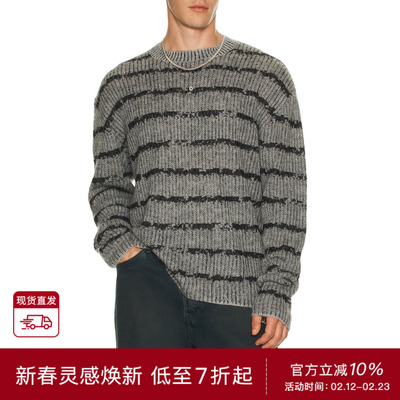 ALLSAINTS DISSOLVED 毛衣 休闲时尚潮流男REVOLVE  仿旧冬季保暖