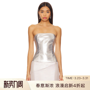 superdown NOVI FAUX 紧身衣revolve时尚 新品 LEATHER 小众 春季